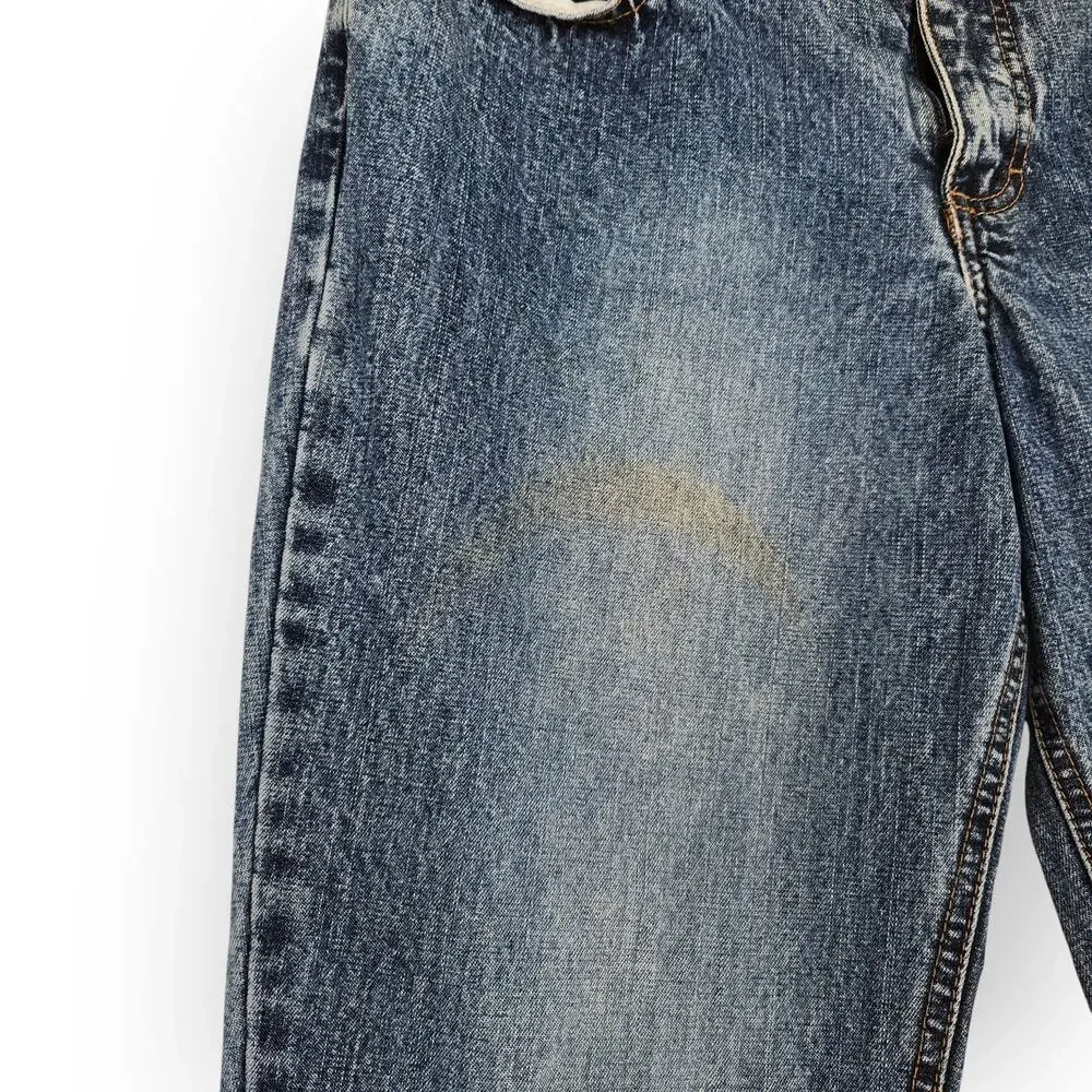 Y2K Mudd Low Rise Flare Jeans Blue Denim Vintage 2000s Mall Brand Bratz 6 - Picture 4 of 14